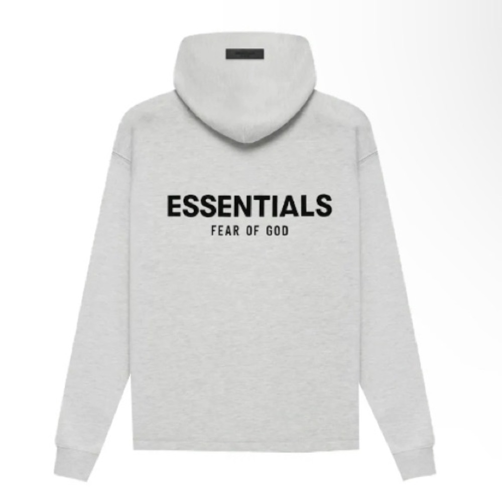 ESSENTIALS Fear of God Relaxed Hoodie Light Oatmeal (SIZE S)